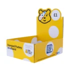 Easy Assembled Advertising Pos Pop Paper Folding Small Cardboard Counter Display for Back To School Set