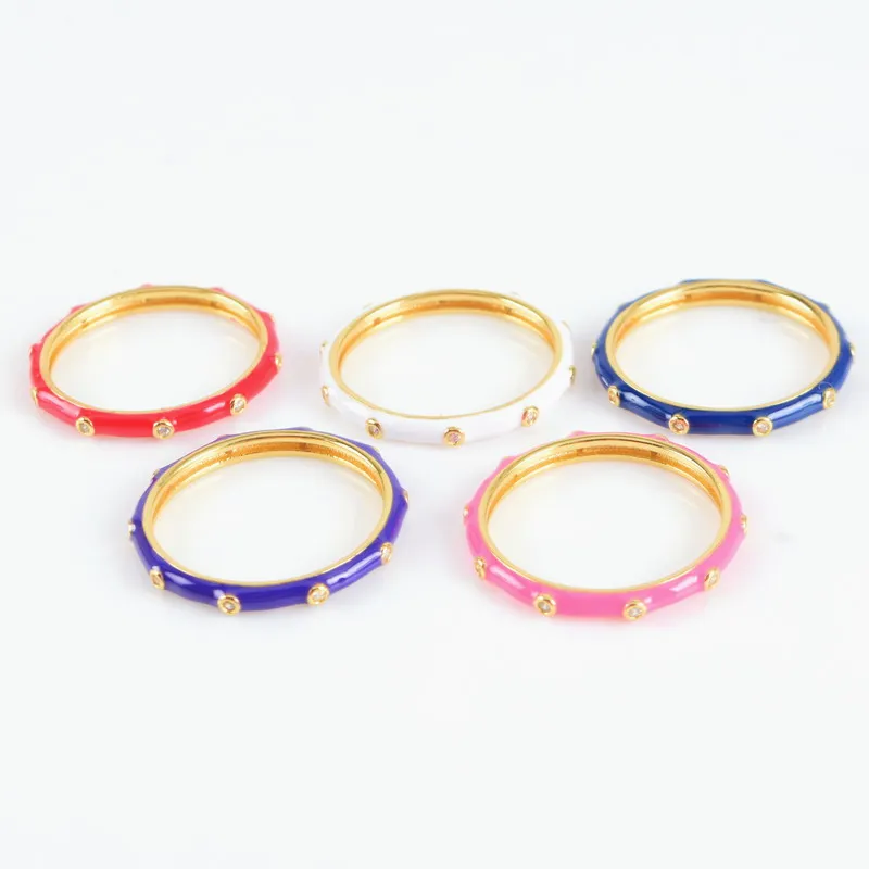 Delicate Stacking Multicolor Enamel Ring Rainbow Colorful 925 Silver Women Diamond Ring
Delicate Stacking Multicolor Enamel Ring Rainbow Colorful 925 Silver Women Diamond Ring