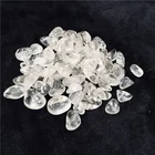 hot sale natural gemstone polished white clean stone crystal quartz macadam tumbled