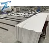 prefabricated laminated edge Pure White Solid Surface Kitchen Countertop island top