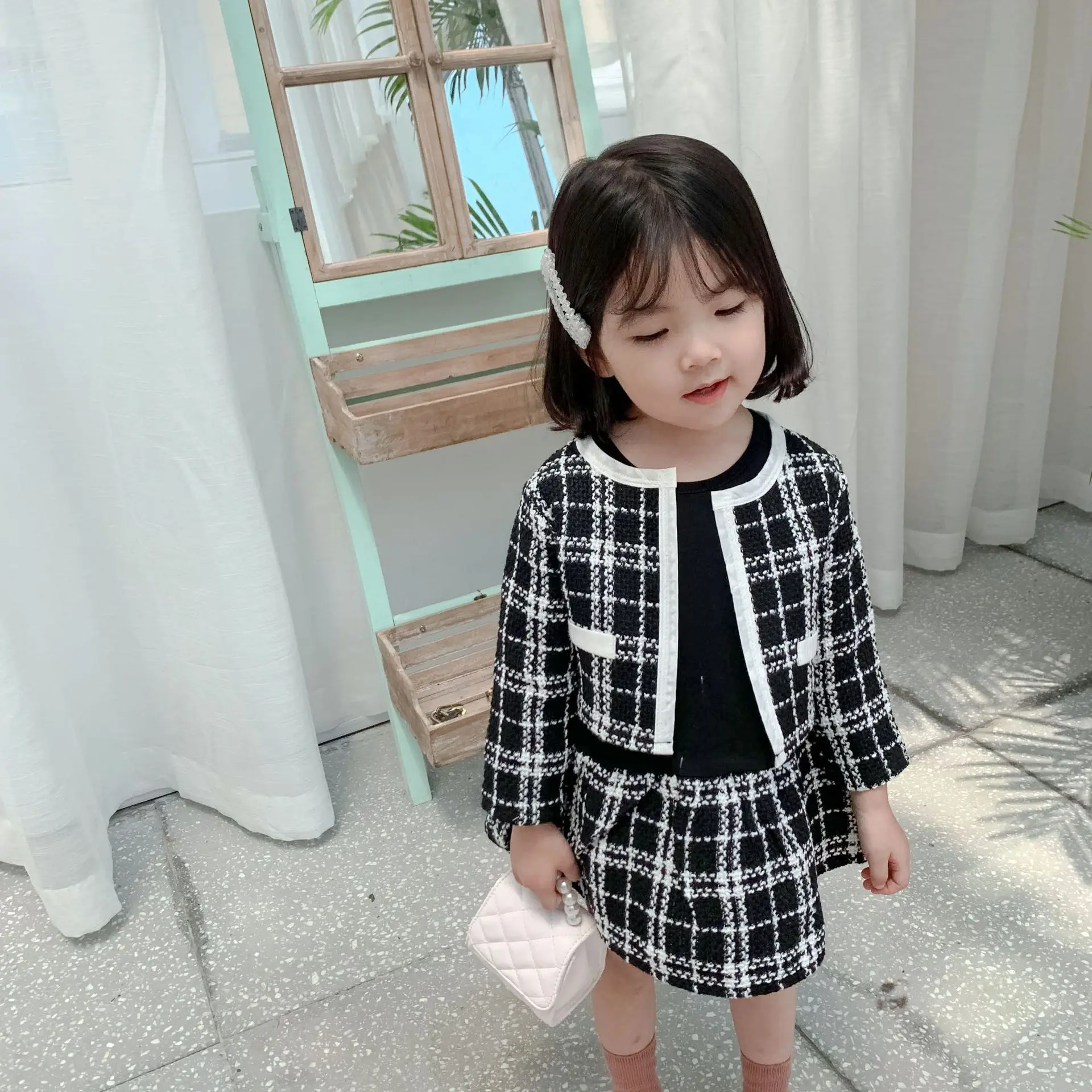 Amazon Hot Sale Custom Logo New Design Elegant Kids Clothing Baby Girls Clothes Plaid Skirt In Stock, White,black
Amazon Hot Sale Custom Logo New Design Elegant Kids Clothing Baby Girls Clothes Plaid Skirt In Stock, White,black