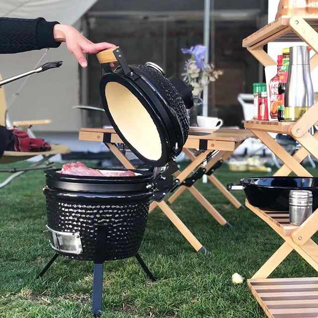 Aliker Barbecue Ceramic Ceramic Kamado Grill 12" Mini Barbecue Ceramic Egg Grill Kamado
Aliker Barbecue Ceramic Ceramic Kamado Grill 12" Mini Barbecue Ceramic Egg Grill Kamado