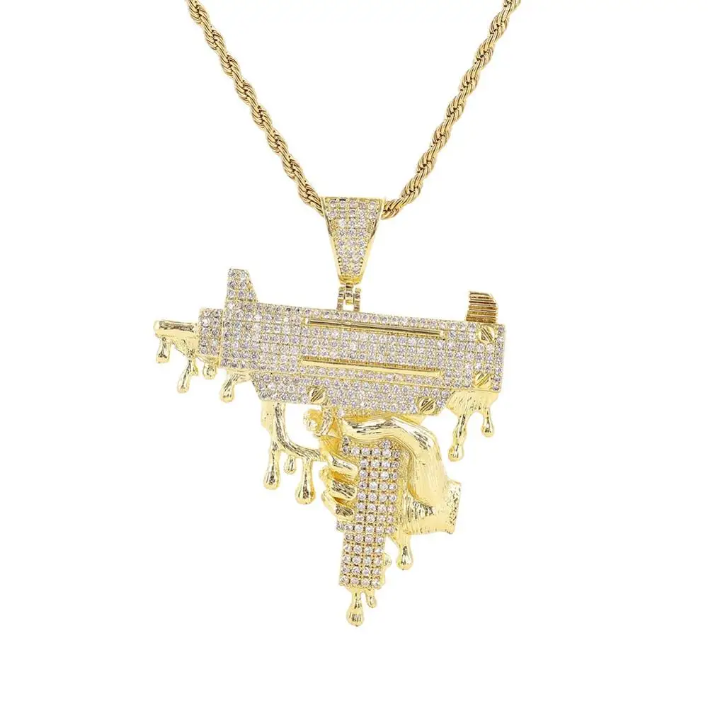 VRIUA Game UZI Kolye GUN Shape Pendant Necklace Men Hip Hop Jewelry 3 Color Army Style Metal Chain Men Necklace
VRIUA Game UZI Kolye GUN Shape Pendant Necklace Men Hip Hop Jewelry 3 Color Army Style Metal Chain Men Necklace