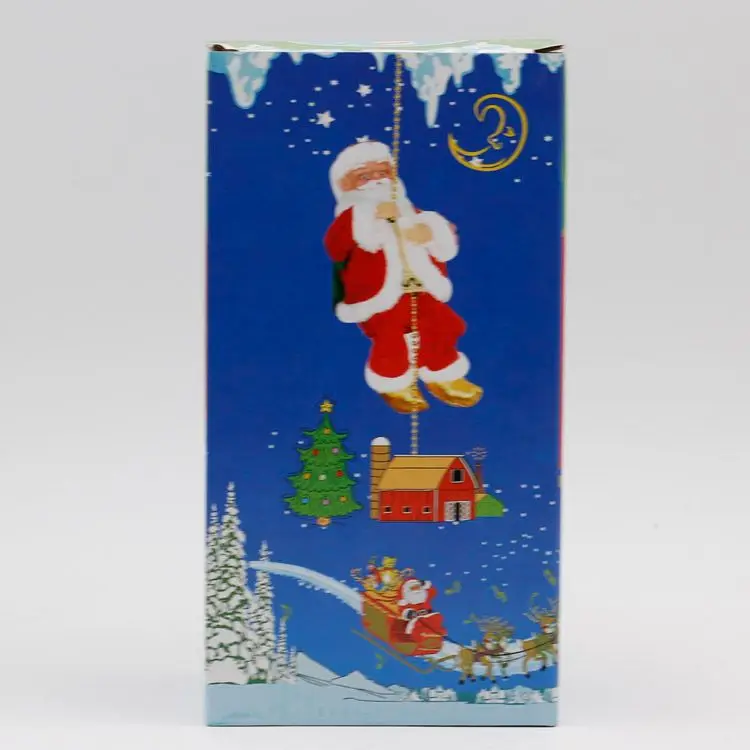 claus decorations will climb beads of creative plush santa claus