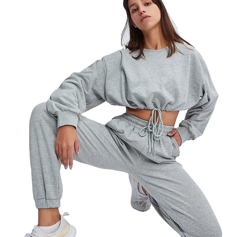 New Arrived Women Casual Fashion Long Sleeve Crop And Pants Hoodies Sweatshirt Set 2 Piece Outfits Joggers Set, Pls see the color column
New Arrived Women Casual Fashion Long Sleeve Crop And Pants Hoodies Sweatshirt Set 2 Piece Outfits Joggers Set, Pls see the color column