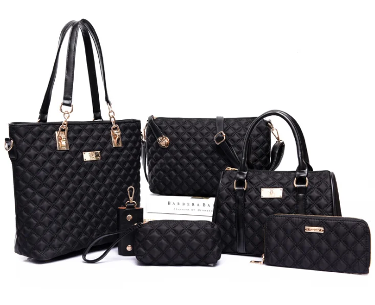 European fashion embroidered rhombic women shoulder tote Bags crossbody bag set 6pcs, Various
European fashion embroidered rhombic women shoulder tote Bags crossbody bag set 6pcs, Various