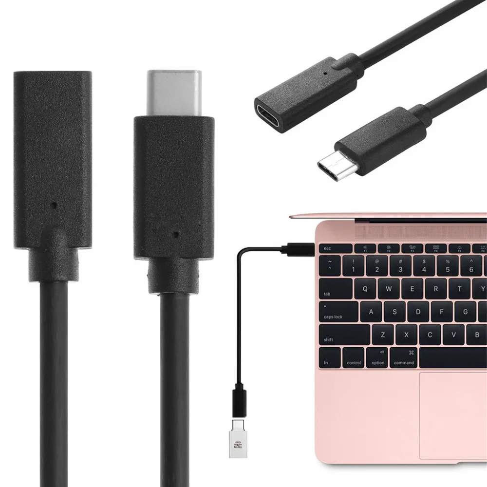 2019 High quality usb 3.1 Type C male to c female extension cable - ANKUX.COM