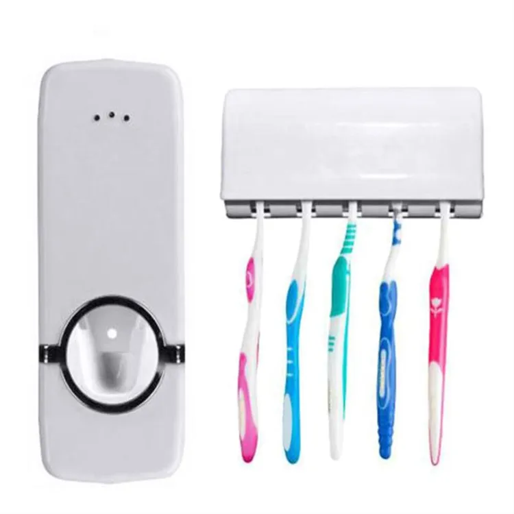 Bathroom Accessories Set Squeezer Wall Mount Storage Rack Wall Mount Dust-proof Toothbrush Holder Automatic Toothpaste Dispenser, Red wine+white
Bathroom Accessories Set Squeezer Wall Mount Storage Rack Wall Mount Dust-proof Toothbrush Holder Automatic Toothpaste Dispenser, Red wine+white