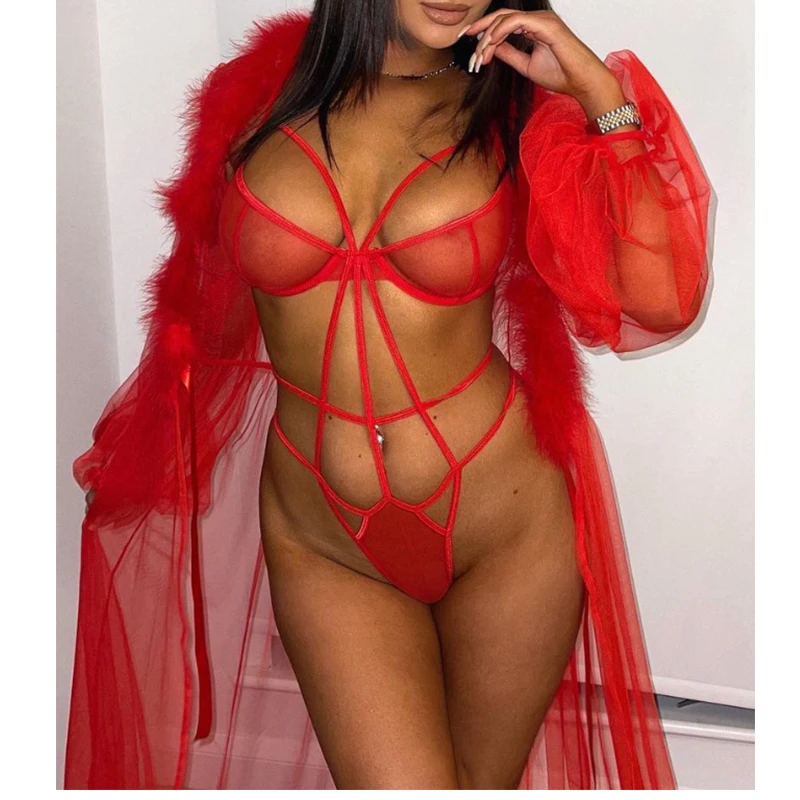 Custom Hot Transparent Deep V Neck Red Sleeveless Bandage Sexy Mesh Lace Lingerie Bodysuit For Women, As shown
Custom Hot Transparent Deep V Neck Red Sleeveless Bandage Sexy Mesh Lace Lingerie Bodysuit For Women, As shown
