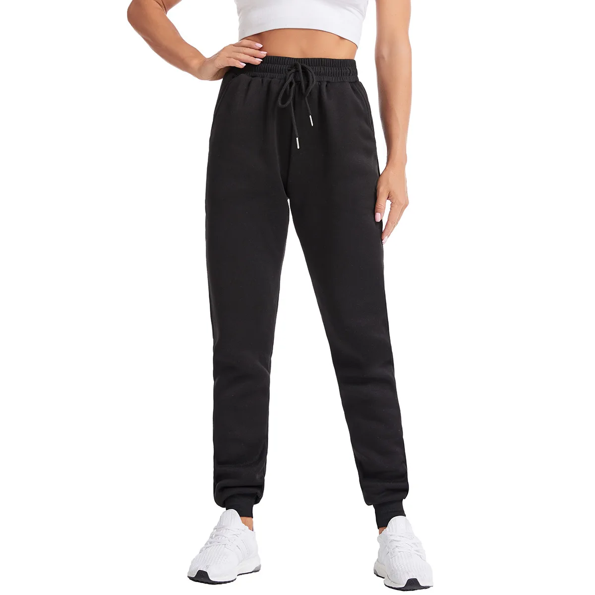 Hot Sale Fall Casual Ladies Jogging Pants Fashion Gym Running Jogger Sweat Pants For Women, Accept custom color
Hot Sale Fall Casual Ladies Jogging Pants Fashion Gym Running Jogger Sweat Pants For Women, Accept custom color