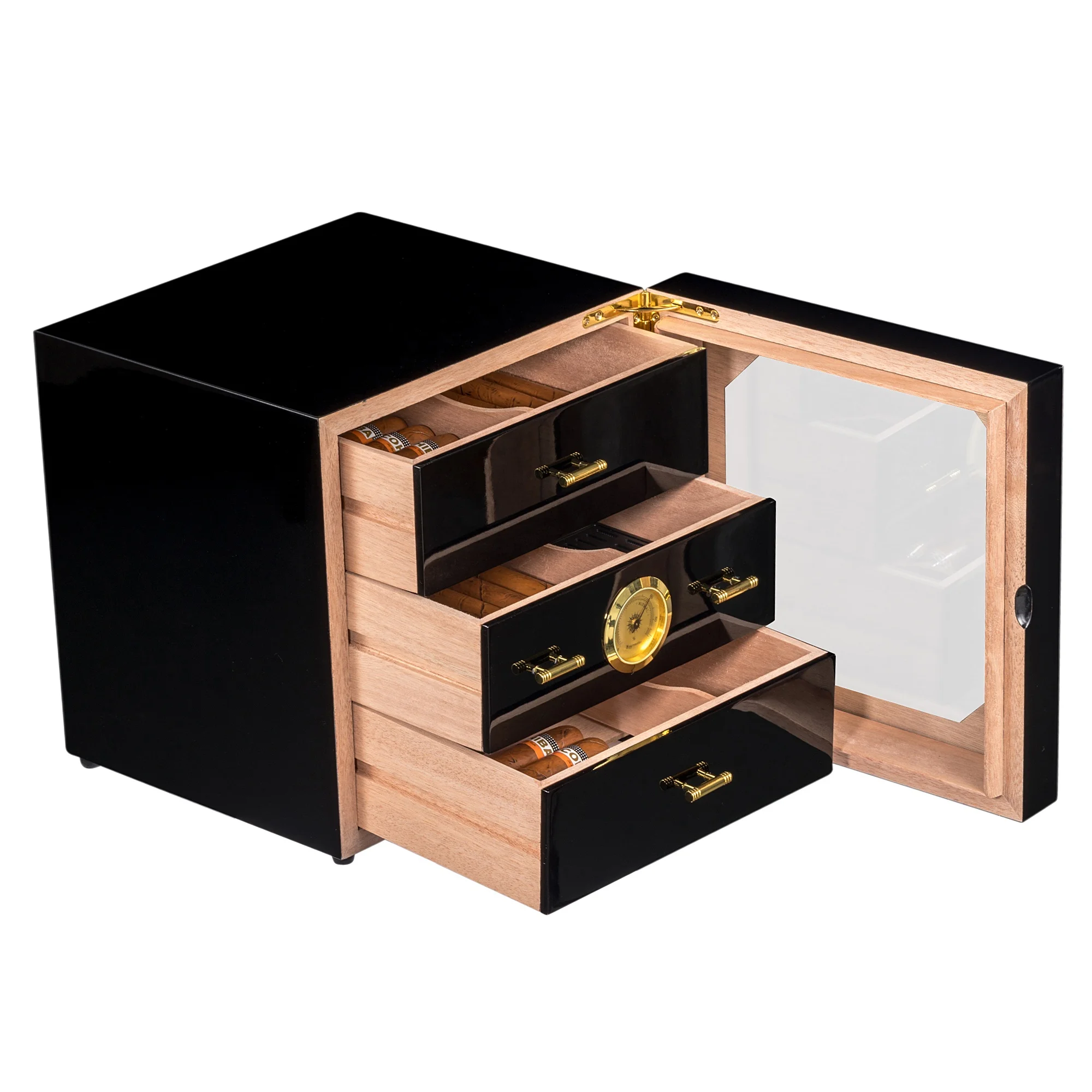 Guangzhou factory wholesale luxury wooden cigar box high quality wood black cigar box
Guangzhou factory wholesale luxury wooden cigar box high quality wood black cigar box