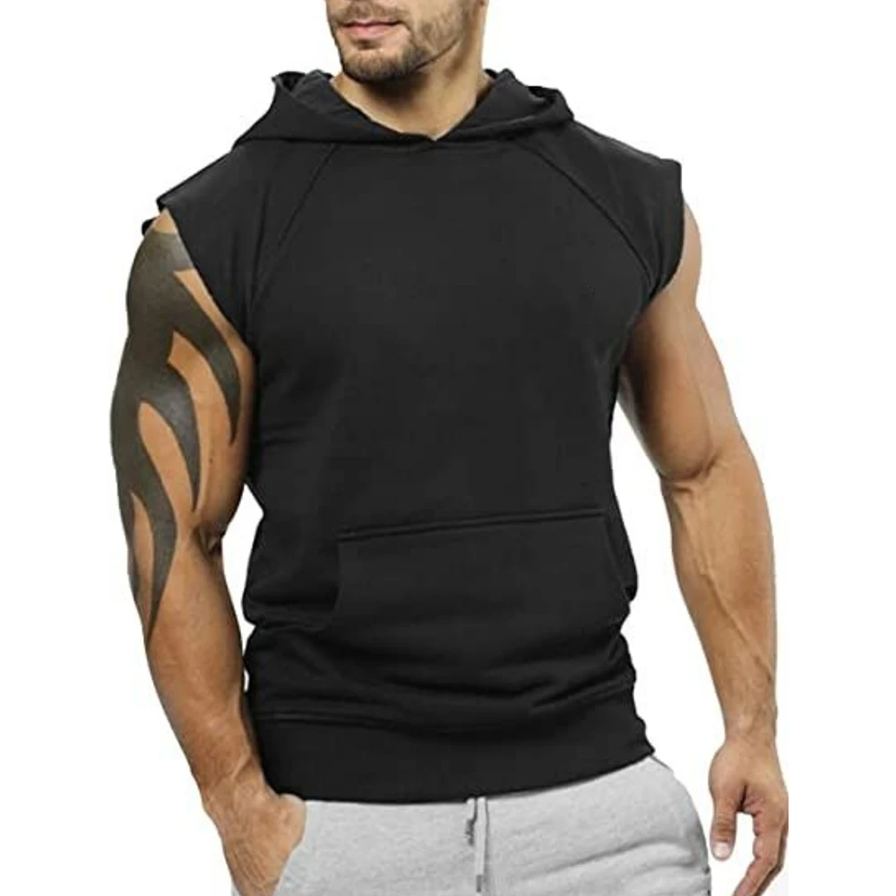 2021 Men's fitness Sleeveless Hoodie Gym exercise hoodie wholesale custom factory direct sales
2021 Men's fitness Sleeveless Hoodie Gym exercise hoodie wholesale custom factory direct sales