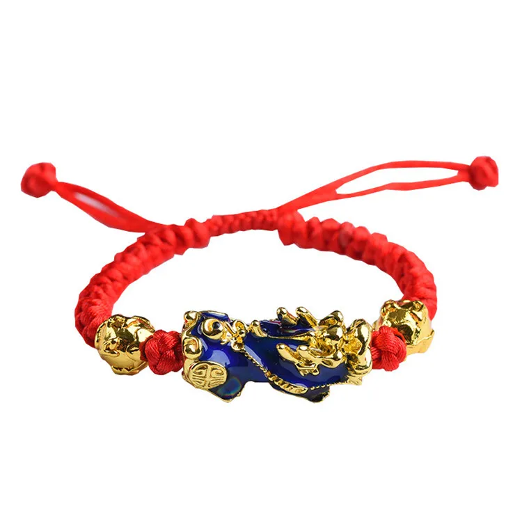 Thermochromic Pixiu Bracelet Hand Woven Men's and Women's Hand Rope 3D Electroplating Pixiu Bracelet Factory Direct Wholesale, Picture shows
Thermochromic Pixiu Bracelet Hand Woven Men's and Women's Hand Rope 3D Electroplating Pixiu Bracelet Factory Direct Wholesale, Picture shows
