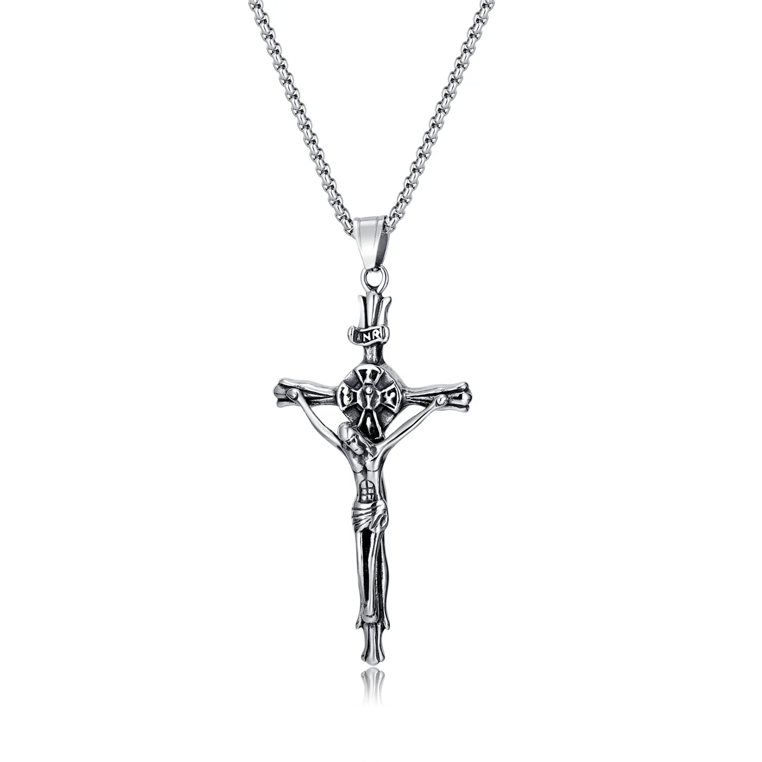 Jewelry wholesale fashion hip hop necklace Vintage Cross stainless steel necklaces for man
Jewelry wholesale fashion hip hop necklace Vintage Cross stainless steel necklaces for man