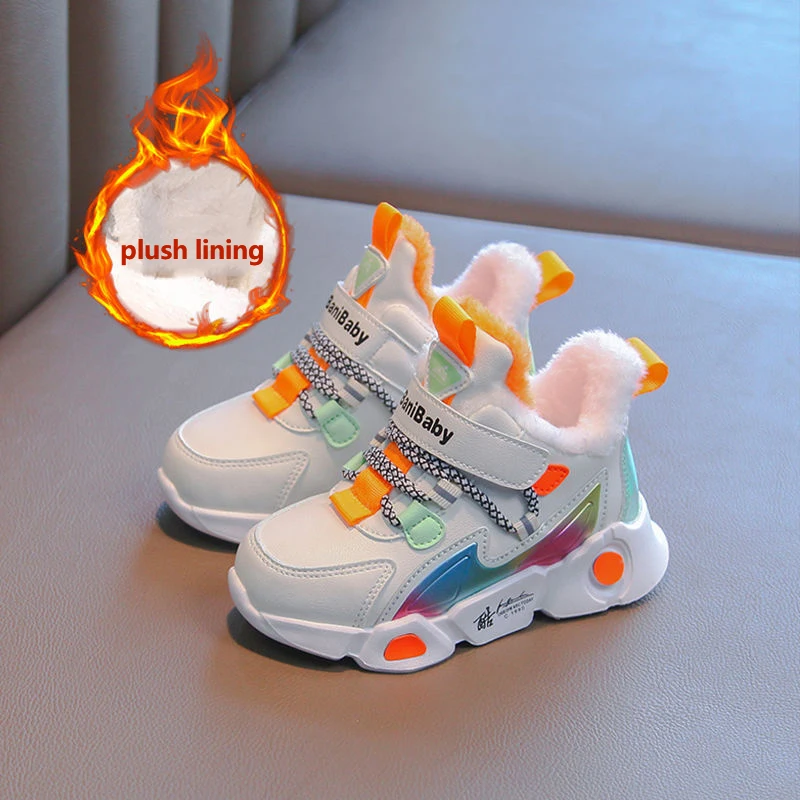 New Arrival Plush Lining Warm Girls Winter Shoes Magic Tape Children's Shoes, Beige pink
New Arrival Plush Lining Warm Girls Winter Shoes Magic Tape Children's Shoes, Beige pink