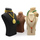 TA MINGREN Straw Nice Wholesale Jewelry Display Organizer Stand Packaging Bust for Necklace