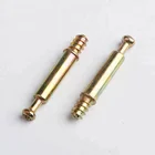 Metal Furniture Connecting Fittings threaded wooden dowel Screw
