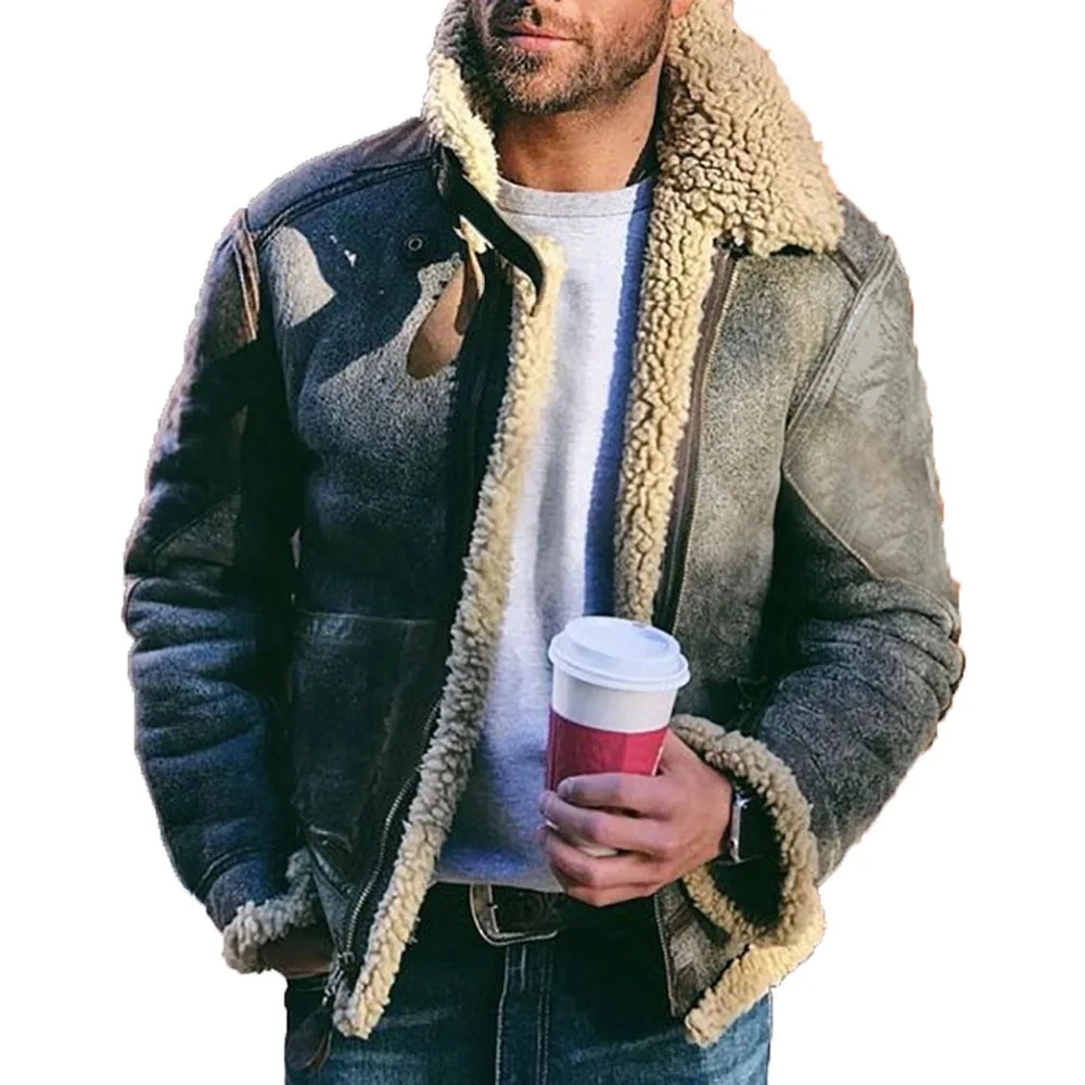 Winter bomber sheepskin jacket for men men's jackets coats leather men's autumn and winter high quality fashion coat le, Customized color
Winter bomber sheepskin jacket for men men's jackets coats leather men's autumn and winter high quality fashion coat le, Customized color