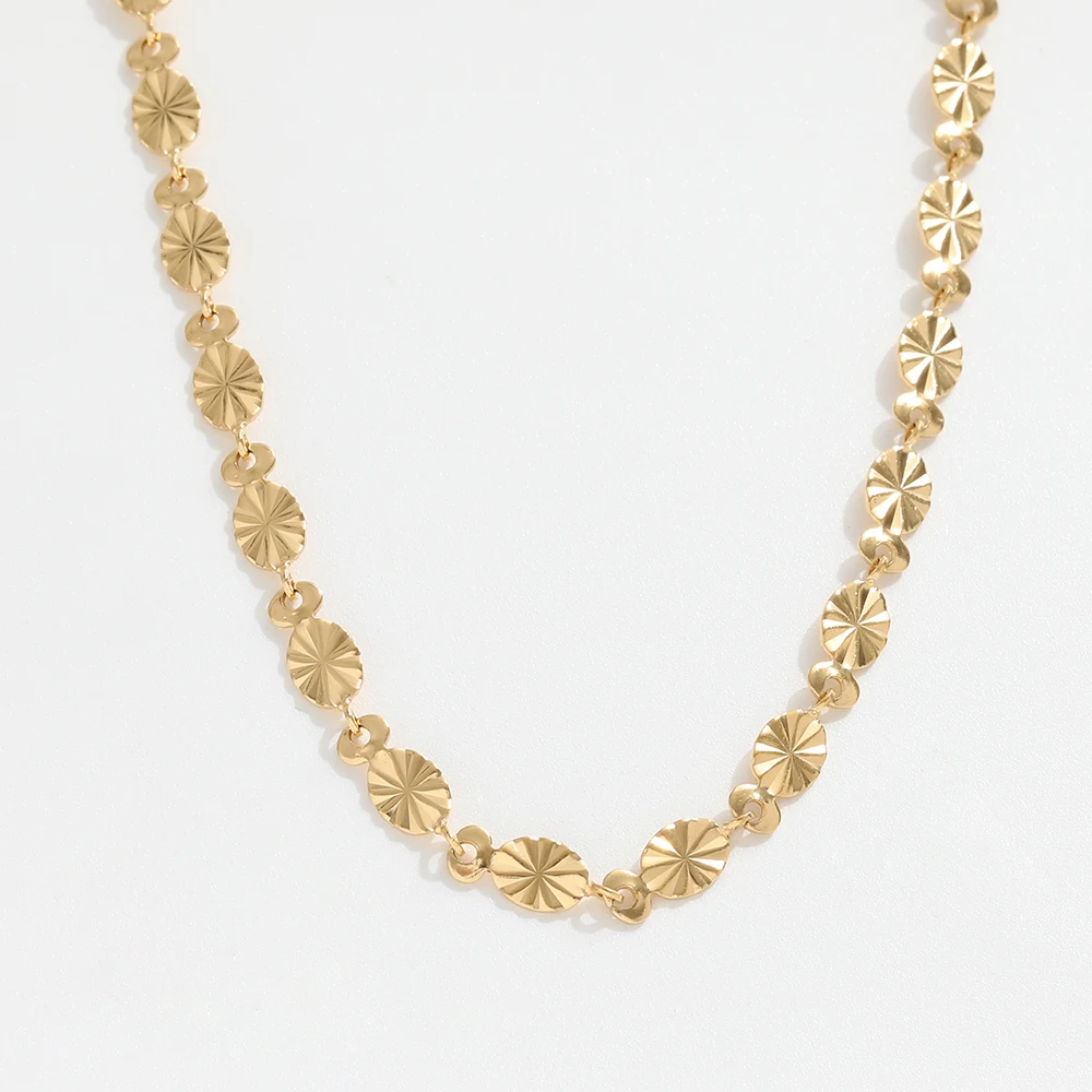 Joolim Jewelry 18K Gold Plated Shinny Dainty Chain Necklace Trendy Stainless Steel Gold Jewelry
Joolim Jewelry 18K Gold Plated Shinny Dainty Chain Necklace Trendy Stainless Steel Gold Jewelry