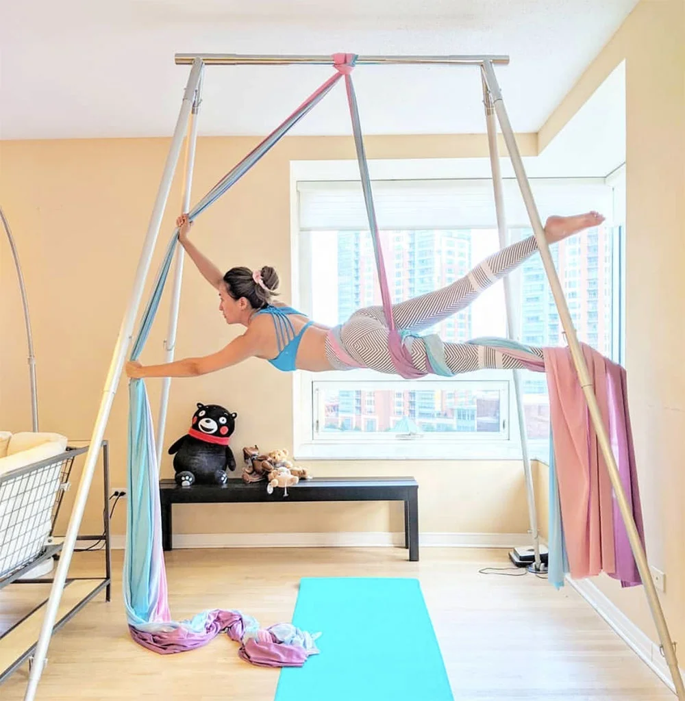 Indoor Outdoor Portable Aerial Yoga Frame Yoga Frame For Yoga Swing Hammocks Stand, Silver
Indoor Outdoor Portable Aerial Yoga Frame Yoga Frame For Yoga Swing Hammocks Stand, Silver