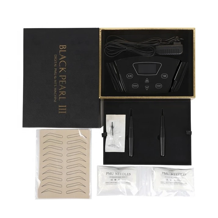 Quickly and Efficient Permanent Makeup Machine Black Pearl 3.0 PMU Digital Microblading Machine Kit for Tattoo Operating
Quickly and Efficient Permanent Makeup Machine Black Pearl 3.0 PMU Digital Microblading Machine Kit for Tattoo Operating
