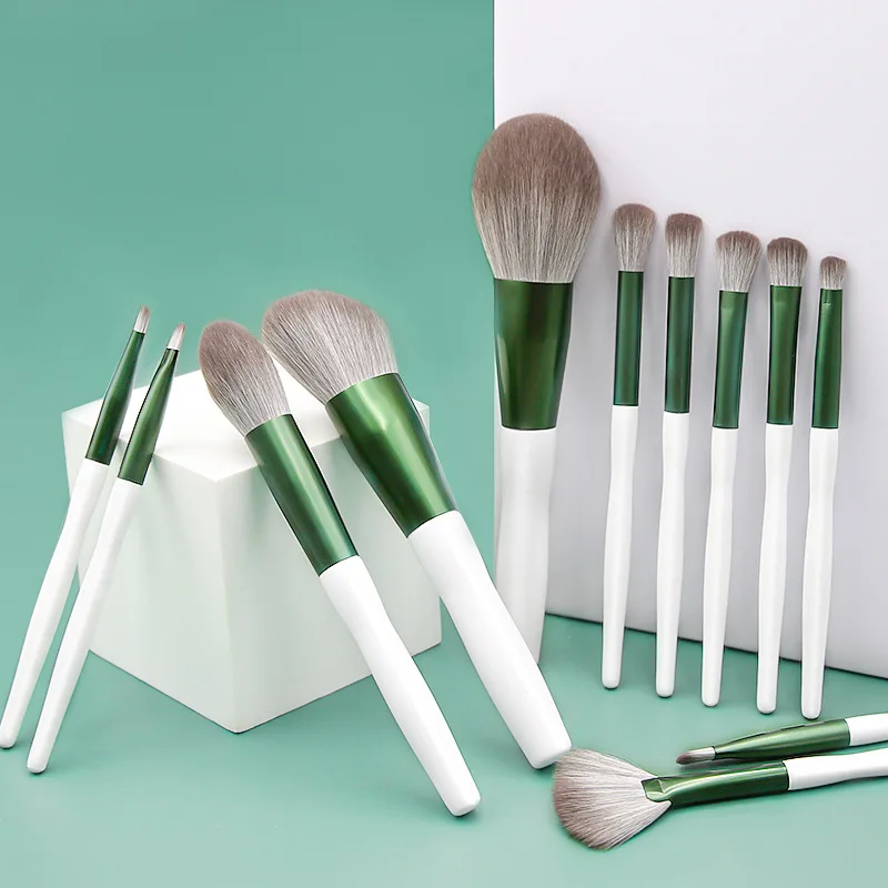 Professional Private Label Brush Set Makeup 2021 Beauty Tools Soft Synthetic Hair White Wood Handle 12pcs Makeup Brushes Sets
Professional Private Label Brush Set Makeup 2021 Beauty Tools Soft Synthetic Hair White Wood Handle 12pcs Makeup Brushes Sets