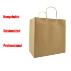 Custom Recyclable Printed High Quality Kraft Paper Bag