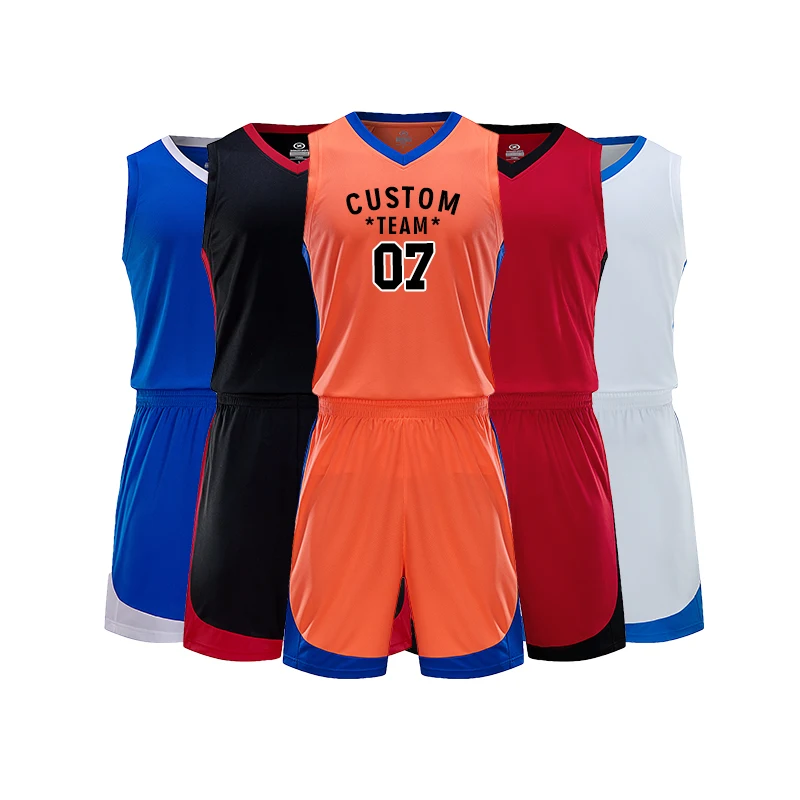 New Design Printing Sublimation Logo Sportswear Jersey Men Basketball Uniform Shirts Shorts 2 Piece Sets
New Design Printing Sublimation Logo Sportswear Jersey Men Basketball Uniform Shirts Shorts 2 Piece Sets