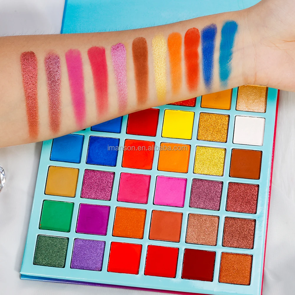 2021 New Arrival Pigmented 36 Shades Eyeshadow Palette Private Label Eye Shadow
2021 New Arrival Pigmented 36 Shades Eyeshadow Palette Private Label Eye Shadow