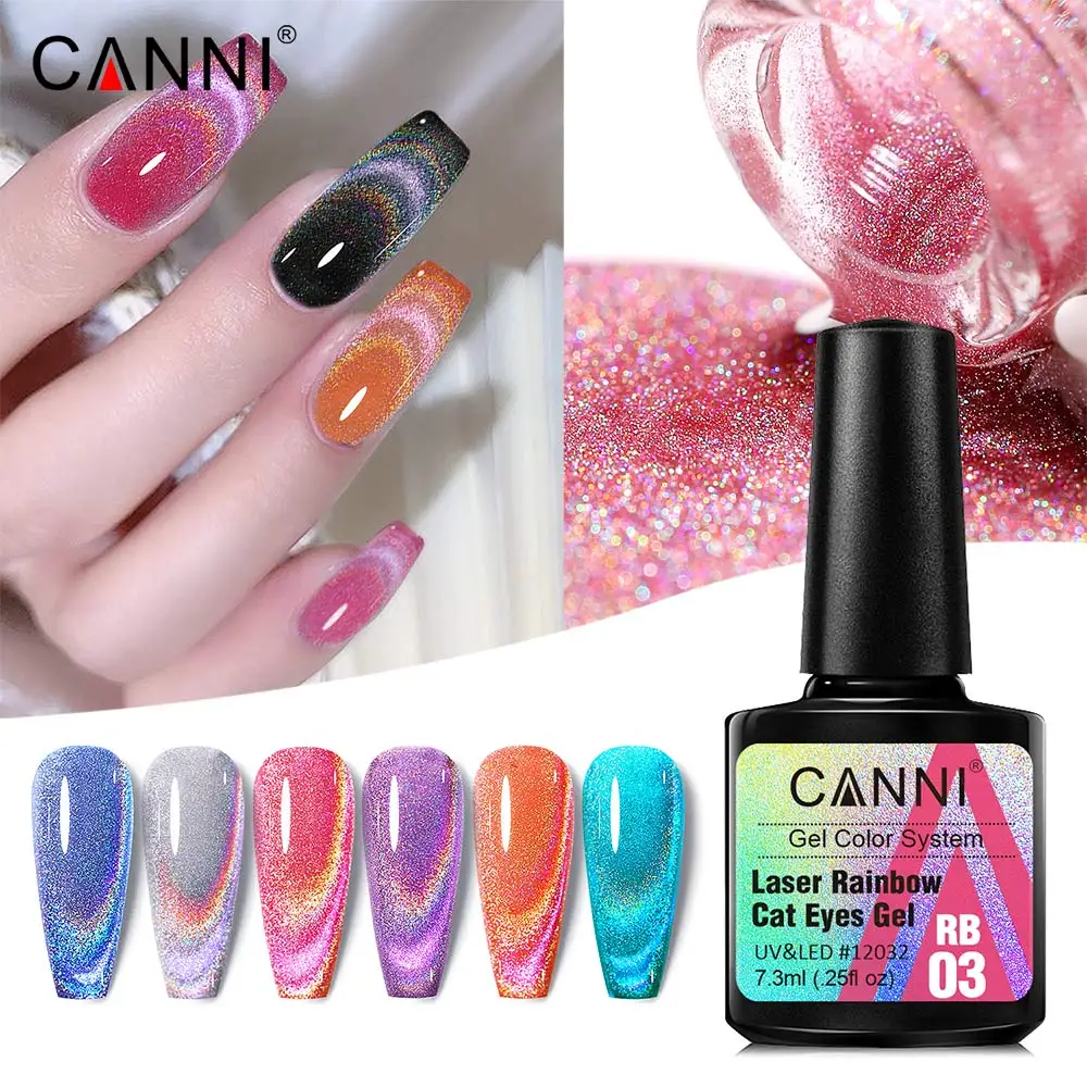CANNI Omnipotent Cat Magnetic Gel Nail Polish Holographics Reflective Rainbow Gel Semi Permanent UV Gel Varnish Ememals, Pink,red, silver, gold
CANNI Omnipotent Cat Magnetic Gel Nail Polish Holographics Reflective Rainbow Gel Semi Permanent UV Gel Varnish Ememals, Pink,red, silver, gold