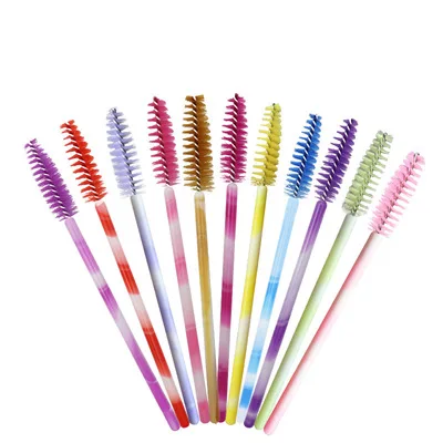 New Style Multicolor Mascara Brushes 50 pcs One Bag Disposable Makeup Colorful Wand Eyebrow Eyelash Brush, 11 colors 
New Style Multicolor Mascara Brushes 50 pcs One Bag Disposable Makeup Colorful Wand Eyebrow Eyelash Brush, 11 colors