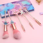 Soft bristle private label Cartoon design gold wholesale Stitch Beauty Cosmetics Makeup Brush Set