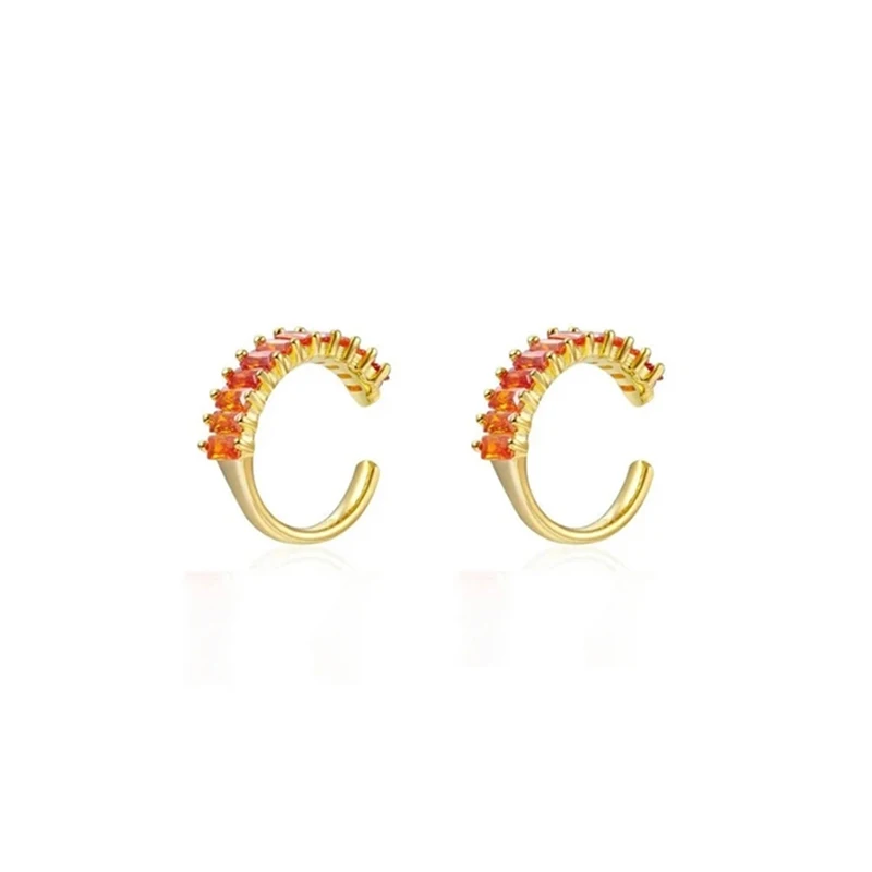 New fashion girls simple jewelry 925 sterling silver 18k gold plated zircon geometry clip-on earrings
New fashion girls simple jewelry 925 sterling silver 18k gold plated zircon geometry clip-on earrings