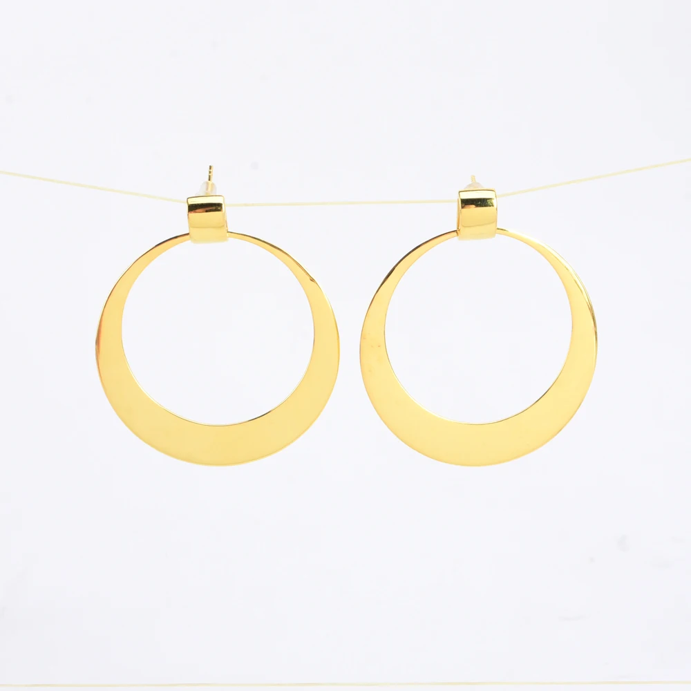 #59 Luxury Design Earrings Gold Color Circle Shape Earrings Women Earrings, As picture
#59 Luxury Design Earrings Gold Color Circle Shape Earrings Women Earrings, As picture