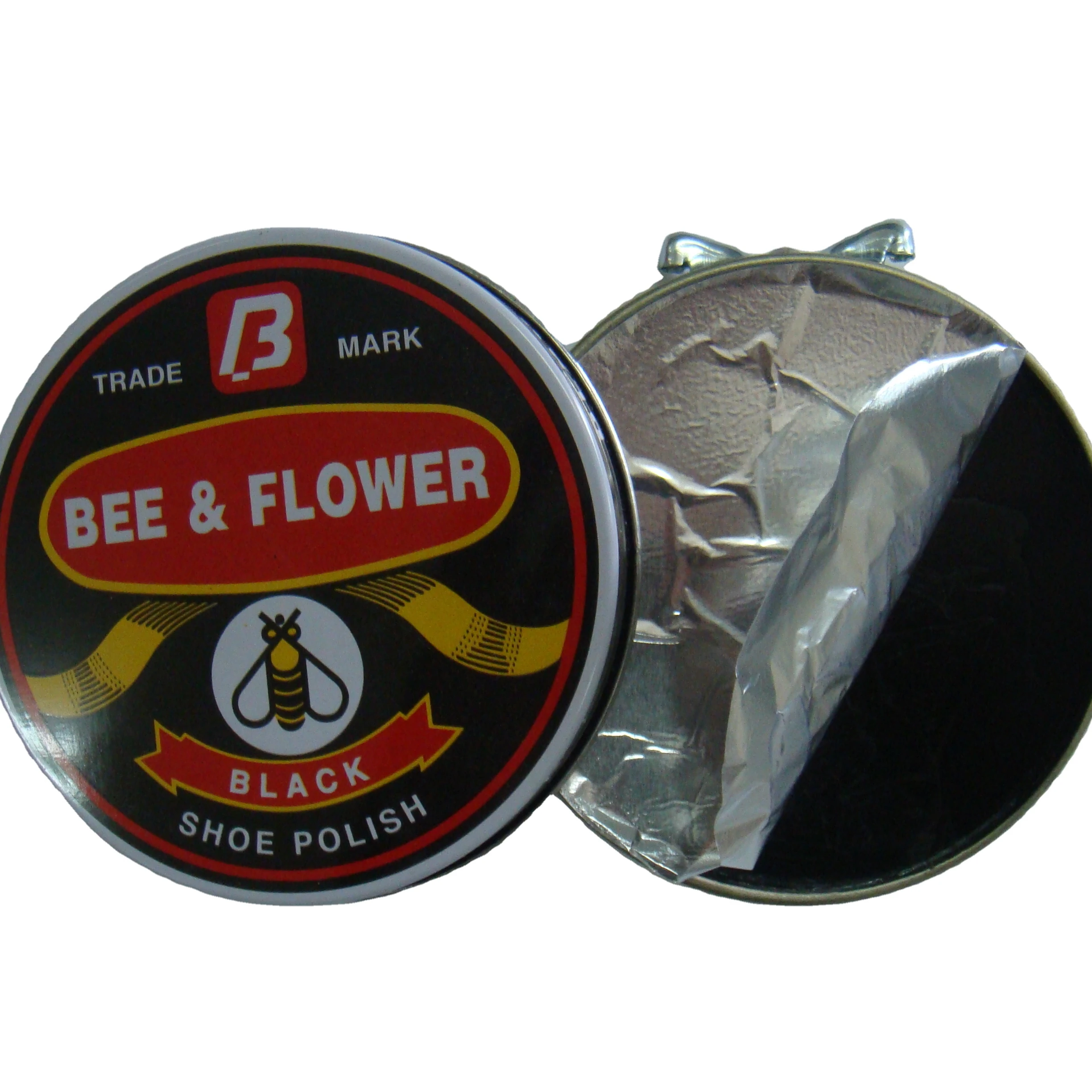 50ml(40G) Black shoe polish for shoes and leather shinning brand BEE&FLOWER OEM FACTORY MADE
50ml(40G) Black shoe polish for shoes and leather shinning brand BEE&FLOWER OEM FACTORY MADE