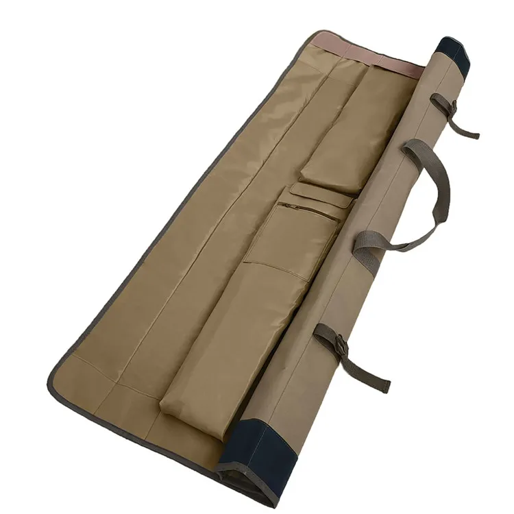 Portable Folding Fishing Pole Rod Storage Carrying Case Bag with Strong Handles, Black, khaki 
Portable Folding Fishing Pole Rod Storage Carrying Case Bag with Strong Handles, Black, khaki