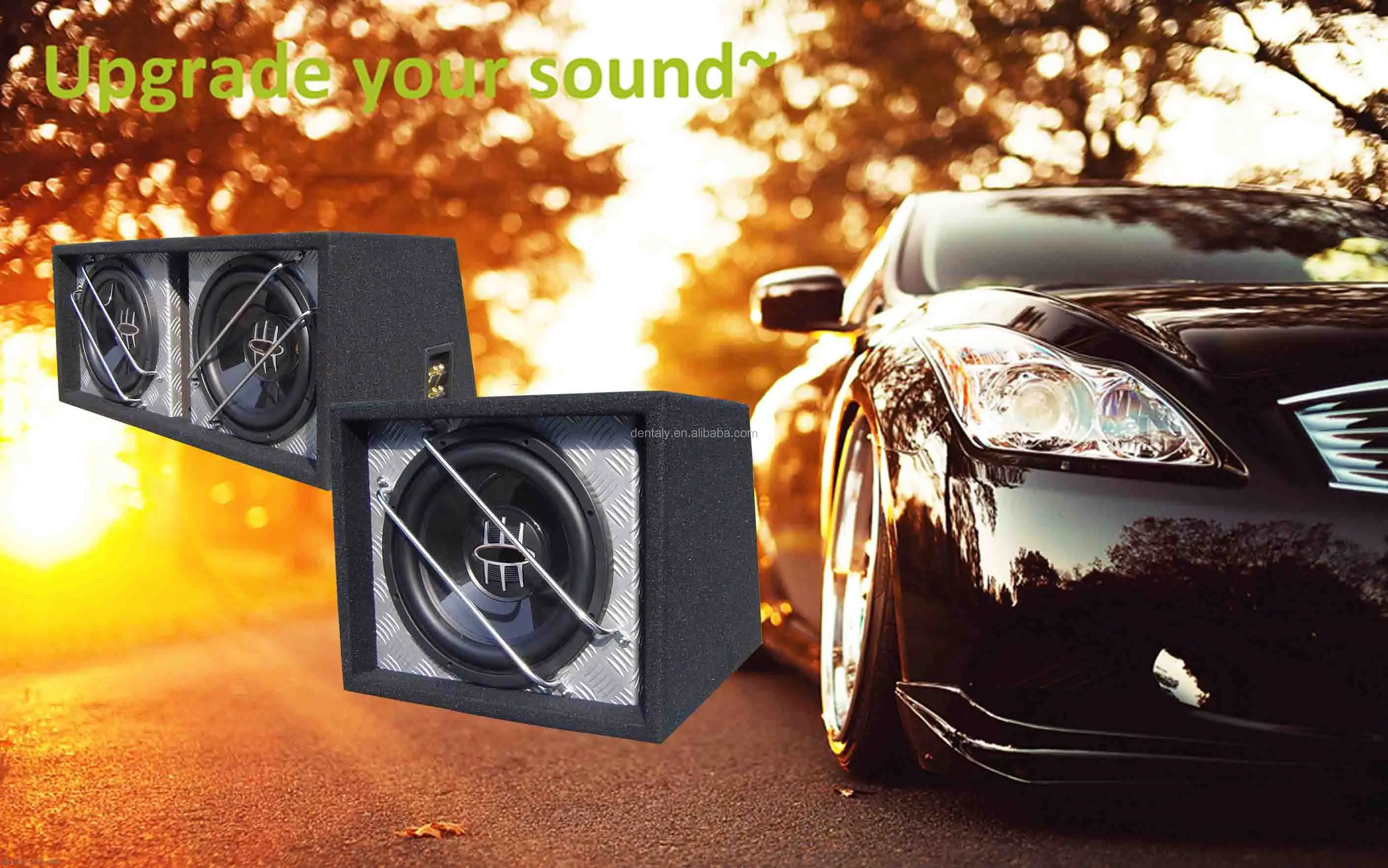 Passive Subwoofer Enclosures MDF Speaker Box Vented Speaker Box For