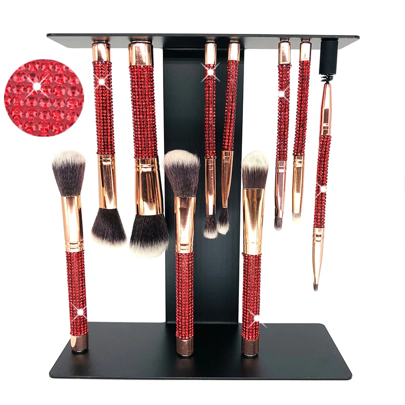 Luxury Makeup Supplier Free Sample Personalized Professional Synthetic Hair Red Handle Makeup Brush Set
Luxury Makeup Supplier Free Sample Personalized Professional Synthetic Hair Red Handle Makeup Brush Set