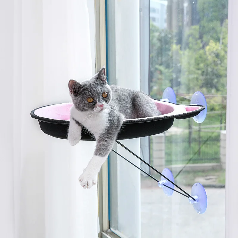 Dropshipping agent shopify fashion Hanging portable cat bed pet supplies that can be glued to the glass
Dropshipping agent shopify fashion Hanging portable cat bed pet supplies that can be glued to the glass