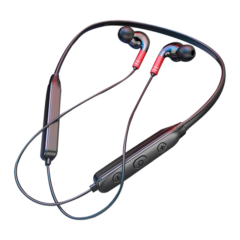 H3000New product wireless neckband earphone waterproof headphone sports neckband wireless headset, Red/black 
H3000New product wireless neckband earphone waterproof headphone sports neckband wireless headset, Red/black