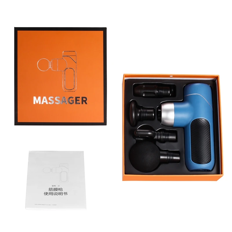 2021 new body massager 5v massage fascia gun fascia gun 4 heads muscle stimulator massager, Blue
2021 new body massager 5v massage fascia gun fascia gun 4 heads muscle stimulator massager, Blue
