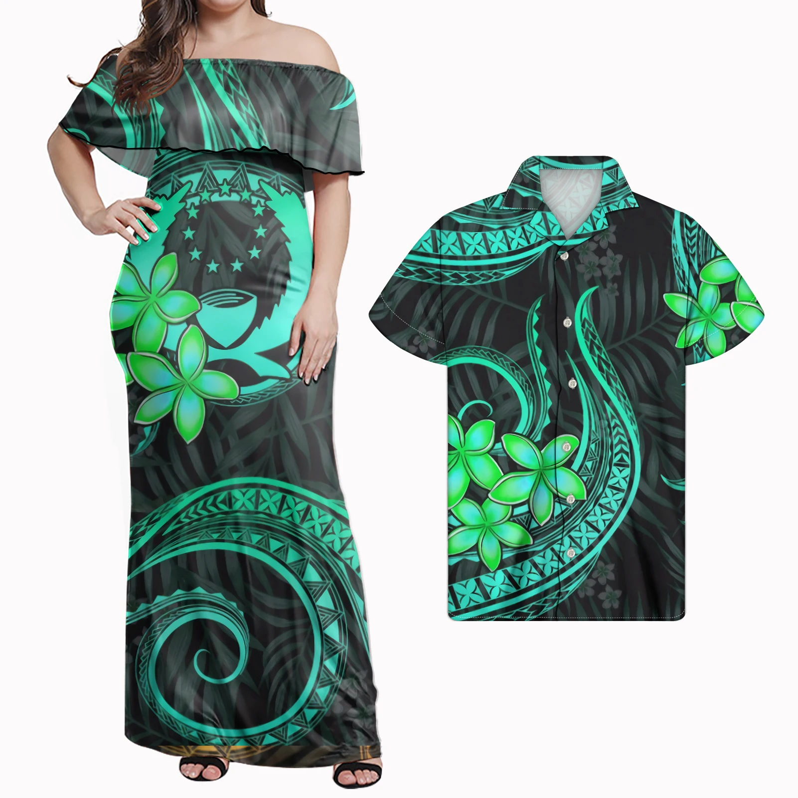 Special Green Color Pohnpei Style Two Piece Set Skirt Casual Plus Size Dresses 4xl 5xl 6xl 7xl Summer One Shouder Dress Vintage, Customized color
Special Green Color Pohnpei Style Two Piece Set Skirt Casual Plus Size Dresses 4xl 5xl 6xl 7xl Summer One Shouder Dress Vintage, Customized color