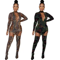 2020 Hot style sexy two piece sets women American deep V print long sleeve stockings two piece nightclub outfit FM-A7064
2020 Hot style sexy two piece sets women American deep V print long sleeve stockings two piece nightclub outfit FM-A7064