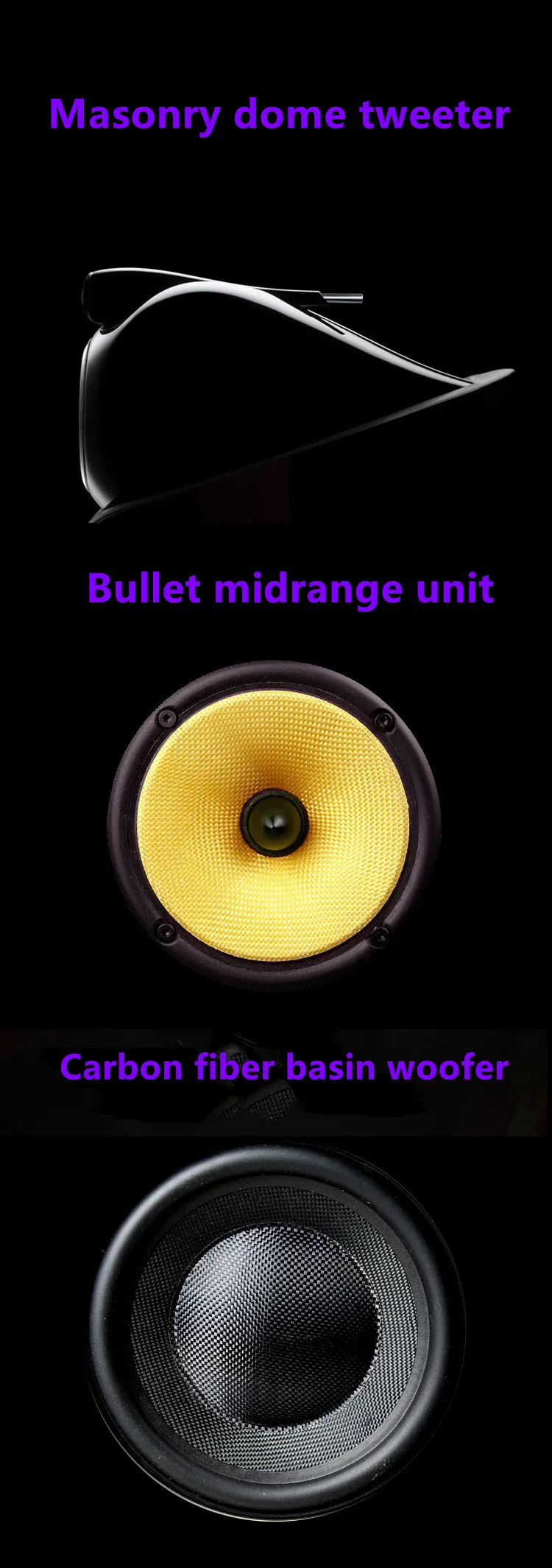 L-030 M10 double 10 inch hifi speaker fever floor speaker three-way audio - ANKUX.COM