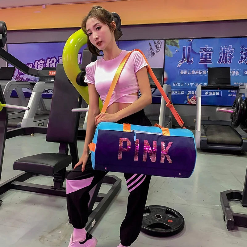 BOOMBM IN Stock High Capacity Gym Sport Bag Waterproof Fitness Tote Duffle Bag Pink Luggage Travel Bags Women, Multicolor
BOOMBM IN Stock High Capacity Gym Sport Bag Waterproof Fitness Tote Duffle Bag Pink Luggage Travel Bags Women, Multicolor