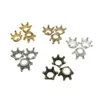 Antique Silver Bronze 3D Crown Pendant Bracelet Necklace Charm DIY Accessory Jewelry