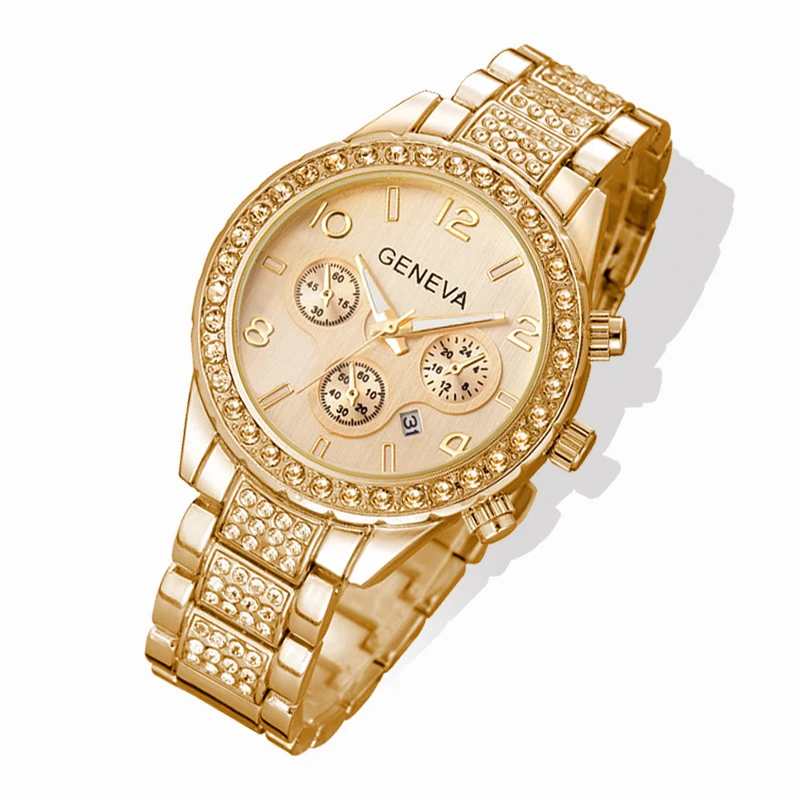 Fashion Watch Designer Ladies Watch Calendar Luxury Brand Diamond Men Quartz Gold Wrist Stainless Steel Watch Gifts, As picture
Fashion Watch Designer Ladies Watch Calendar Luxury Brand Diamond Men Quartz Gold Wrist Stainless Steel Watch Gifts, As picture
