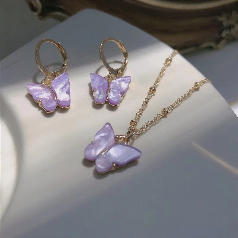 3 Pcs Butterfly Jewelry Set Choker & Huggie Earrings Jewellery Gold Plated Dinner Set Fashion Butterfly Necklace Set For Women, 6 colors
3 Pcs Butterfly Jewelry Set Choker & Huggie Earrings Jewellery Gold Plated Dinner Set Fashion Butterfly Necklace Set For Women, 6 colors
