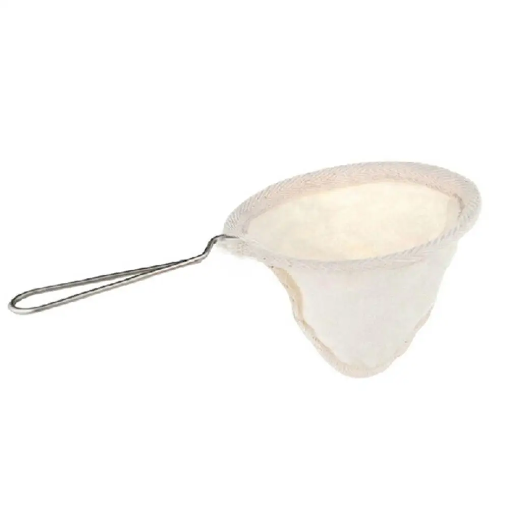 New Reusable Coffee Filter Bag Stainless Steel Handle Flannel Cloth Strainer Dropping Pot Mesh Basket Tools
New Reusable Coffee Filter Bag Stainless Steel Handle Flannel Cloth Strainer Dropping Pot Mesh Basket Tools