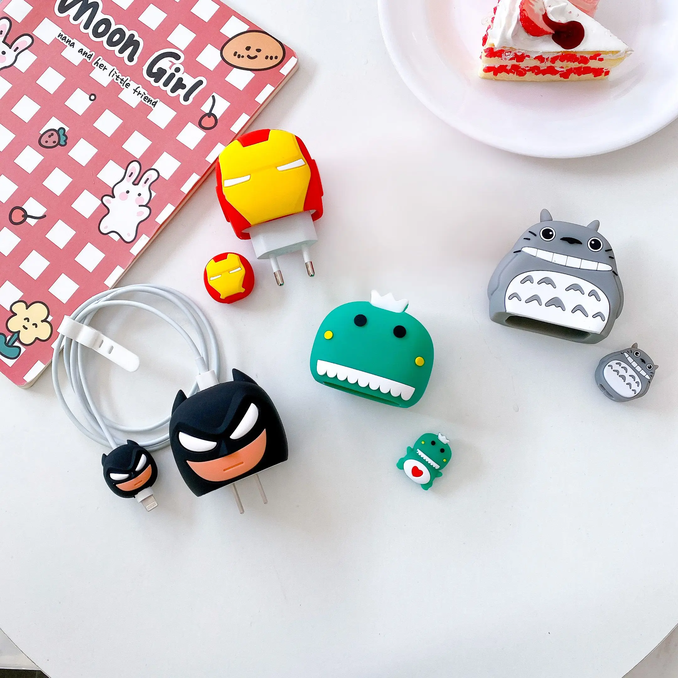 Assorted Designs 3D Cute Cartoon Case for Lightning Cable Protector Cover for iPhone Charger
Assorted Designs 3D Cute Cartoon Case for Lightning Cable Protector Cover for iPhone Charger